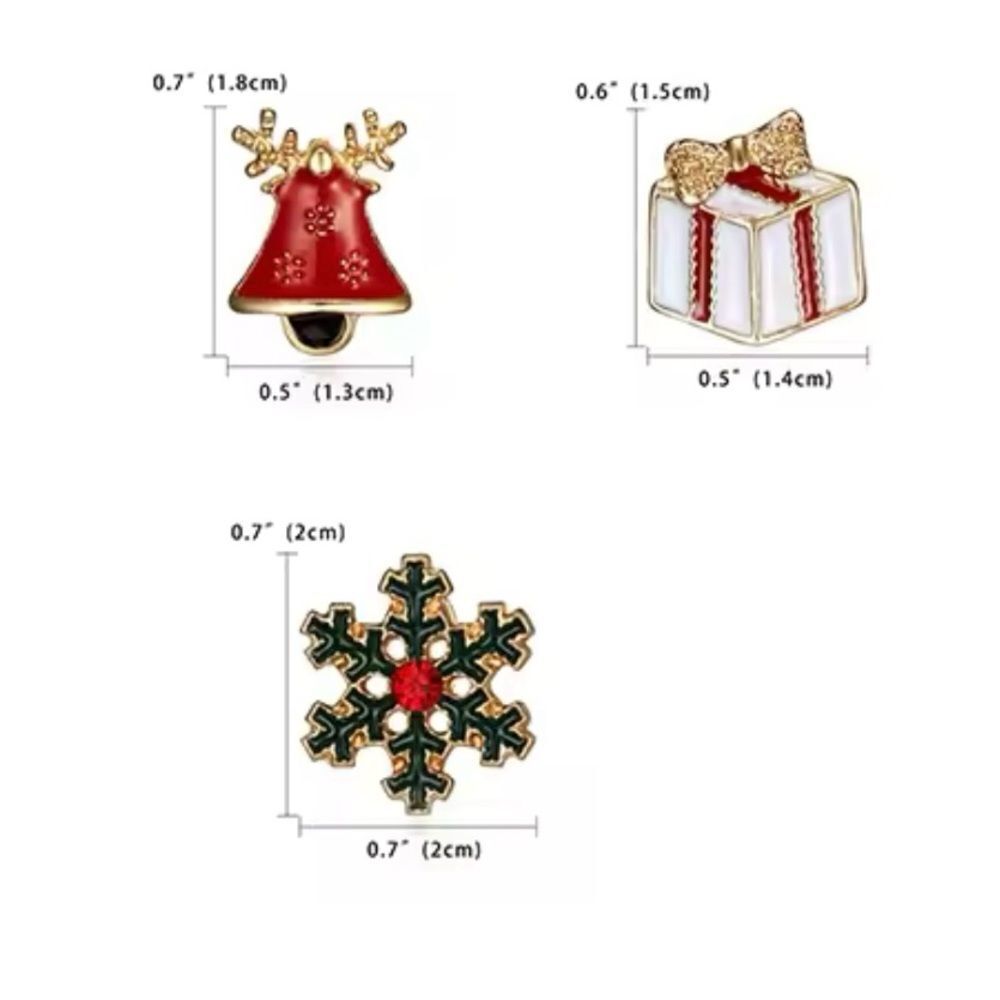 TRIO OF CHRISTMAS PINS - Picture 3 of 3